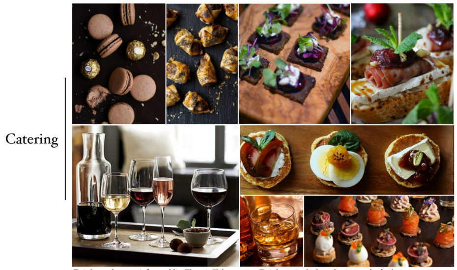 picture of catering examples for bloggers events
