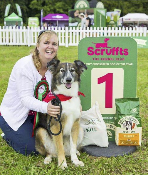 Photo of pet food brand James Wellbeloved sponsoring the Scruffts event at Crufts