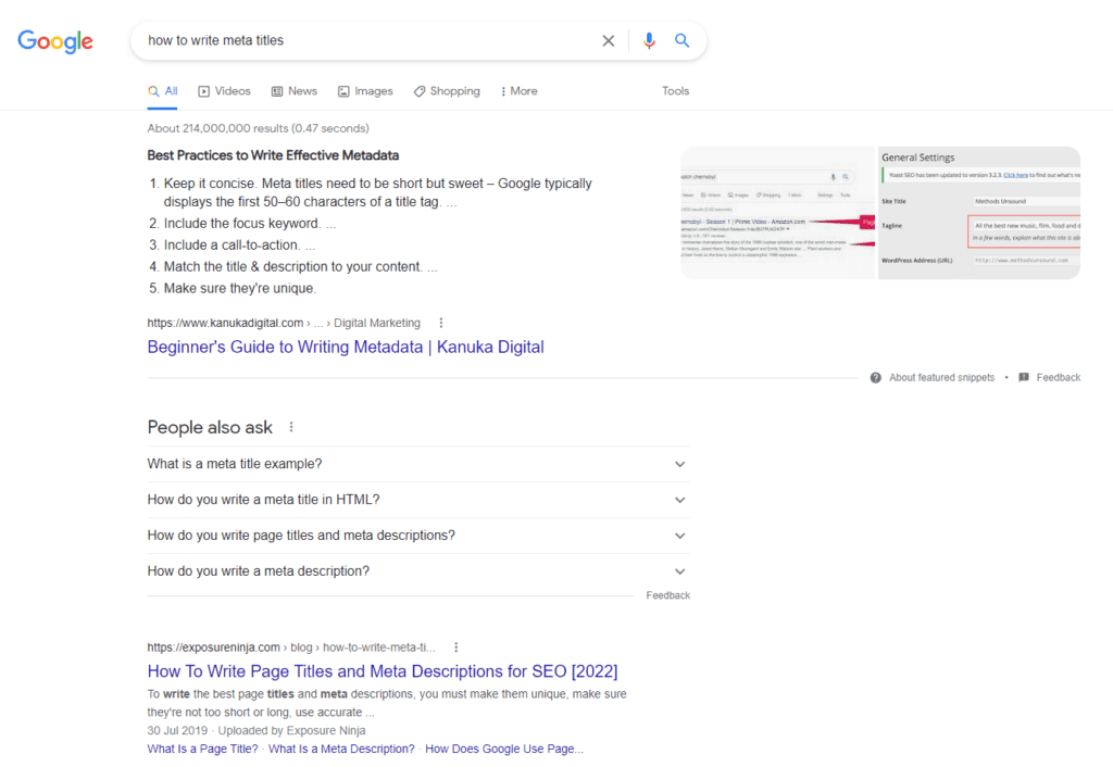 How To Write Page Titles and Meta Descriptions for SEO [2022]