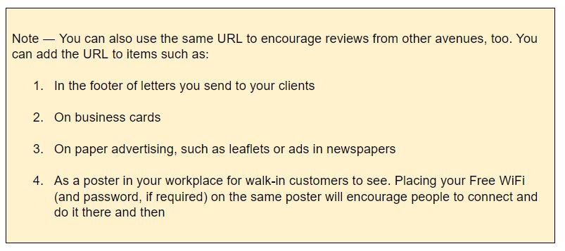 how to get Google reviews screenshot of tips to get Google reviews