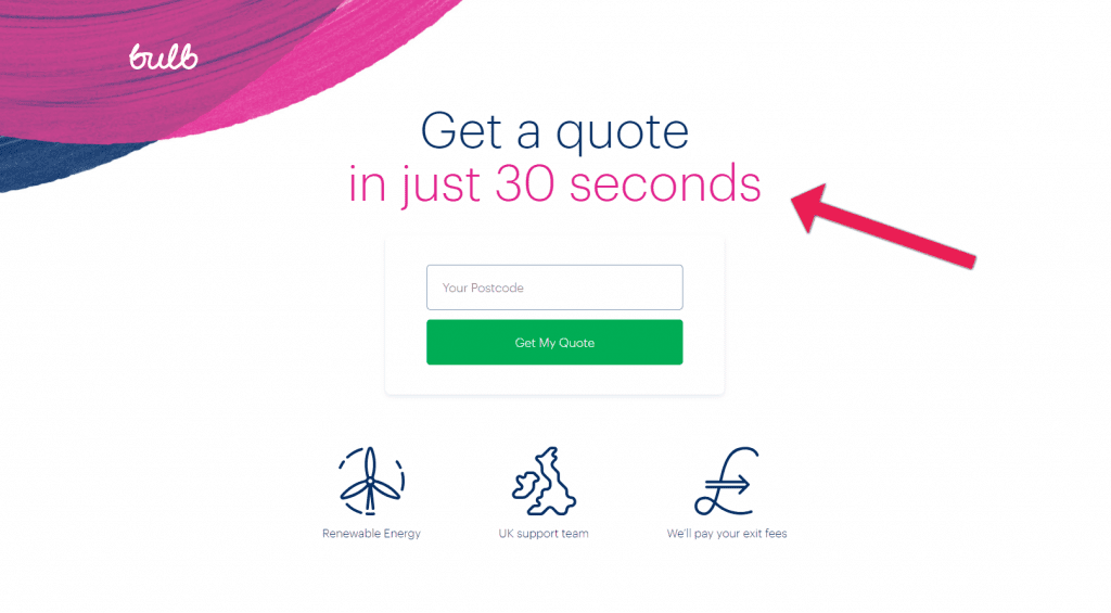 Example call-to-action using ease as a persuasion method