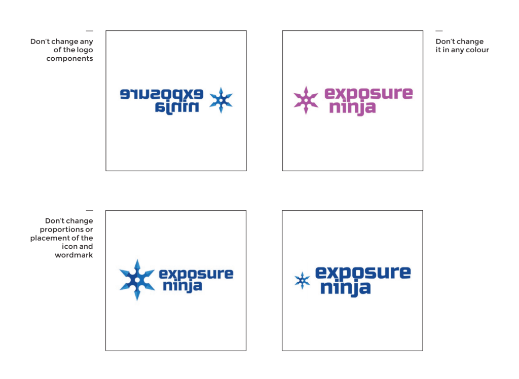 Examples of bad Exposure Ninja usage.