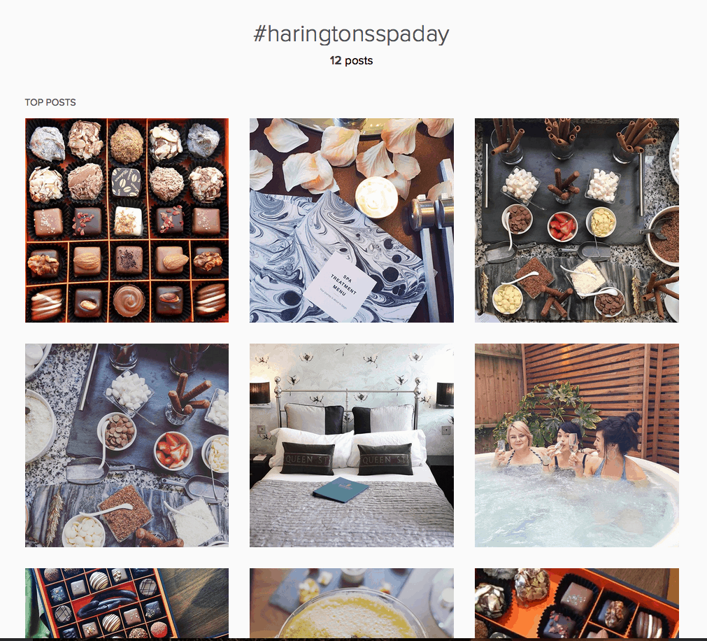 haringtonsspaday hashtag
