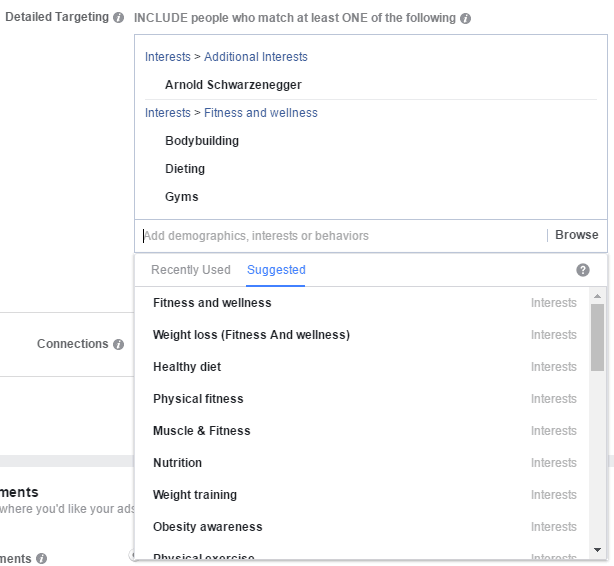 suggested interests