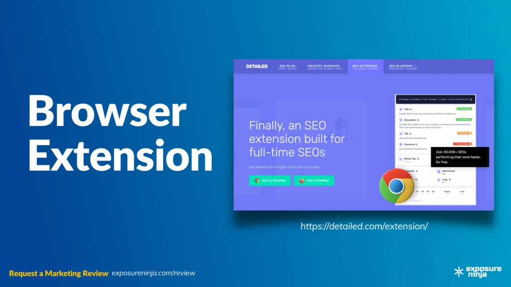 Image text reads, "Browser Extension".