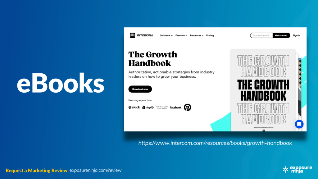 Image with the text, "eBooks".