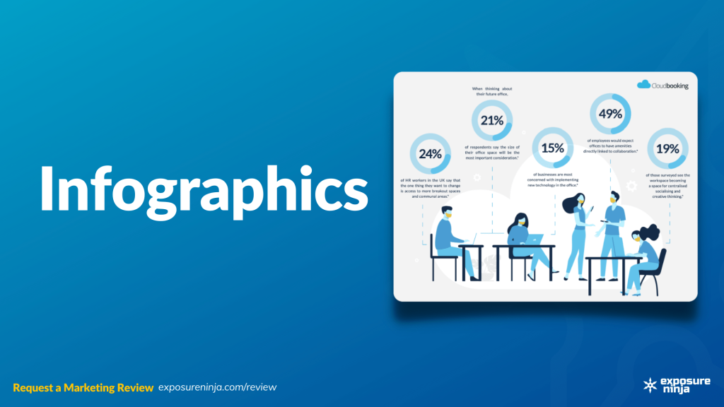 Image with the text, "Infographics".