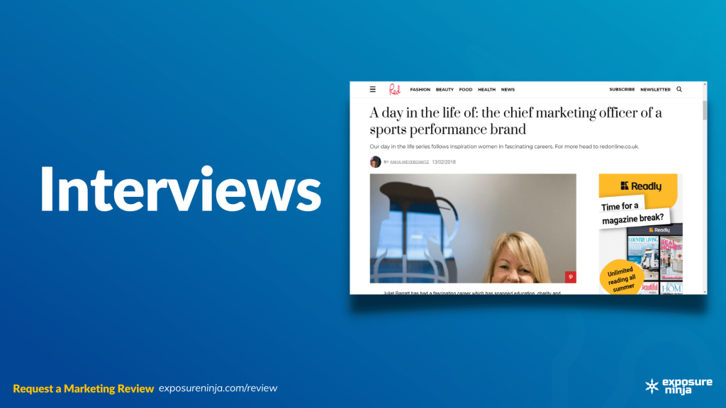 Image with the text, "Interviews".