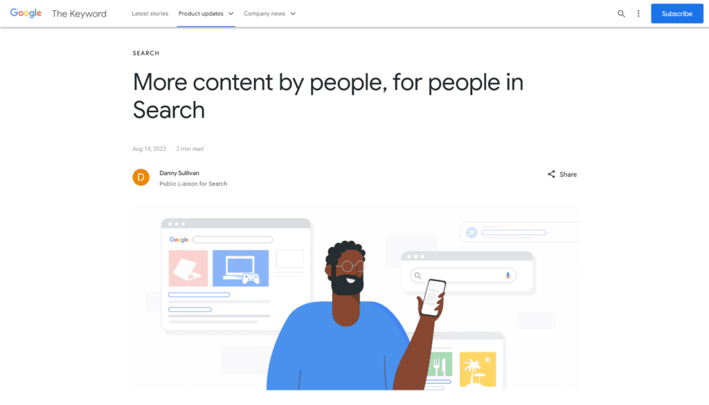Making Sense of the Helpful Content Update (August 2022)