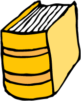 Stylized yellow slice of cake with layered filling and white icing on top against a black background.