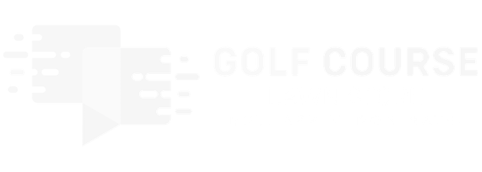 Golf Course Lawn Store Logo White