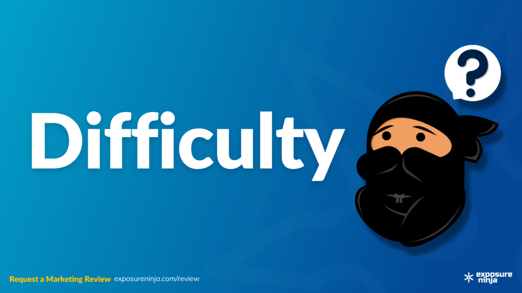 Image with the text, "Difficulty".