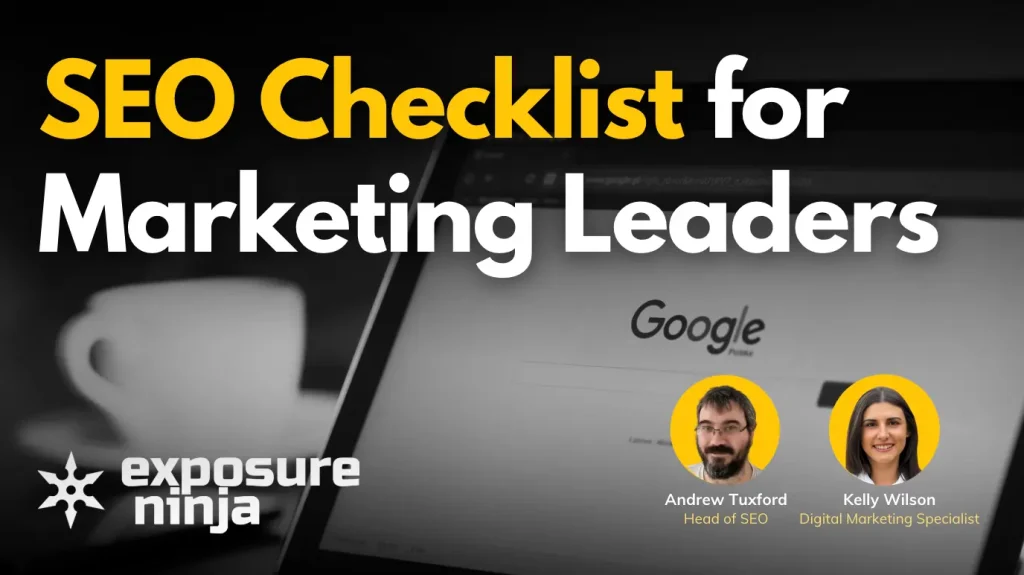 The Complete SEO Checklist for Marketing Leaders
