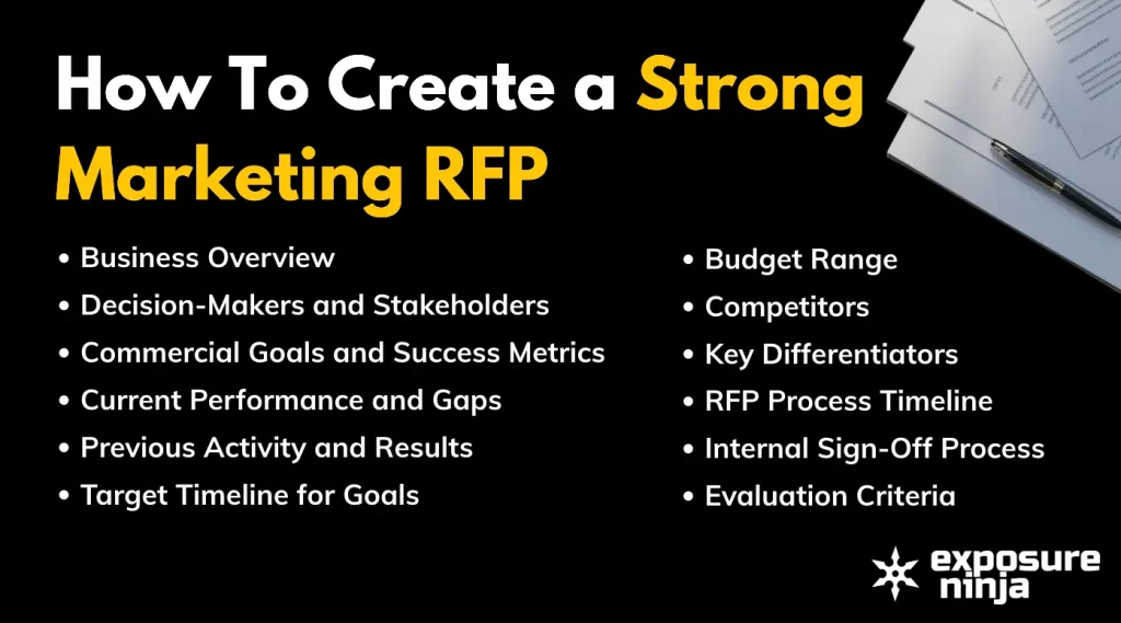 How To Create a Strong Marketing RFP by Exposure Ninja