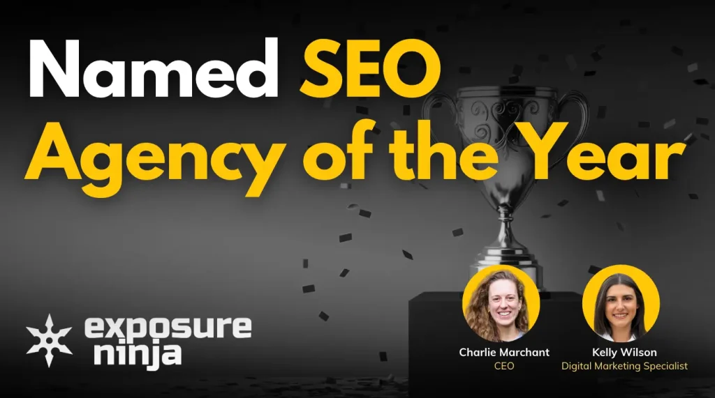 Exposure Ninja Wins SEO Agency of the Year at the Global Agency Awards 2026