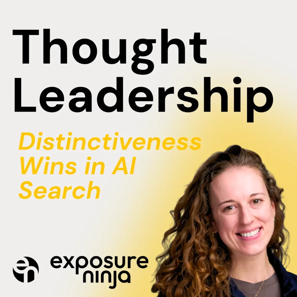 Win AI Search Visibility With Distinctive Thought Leadership Content